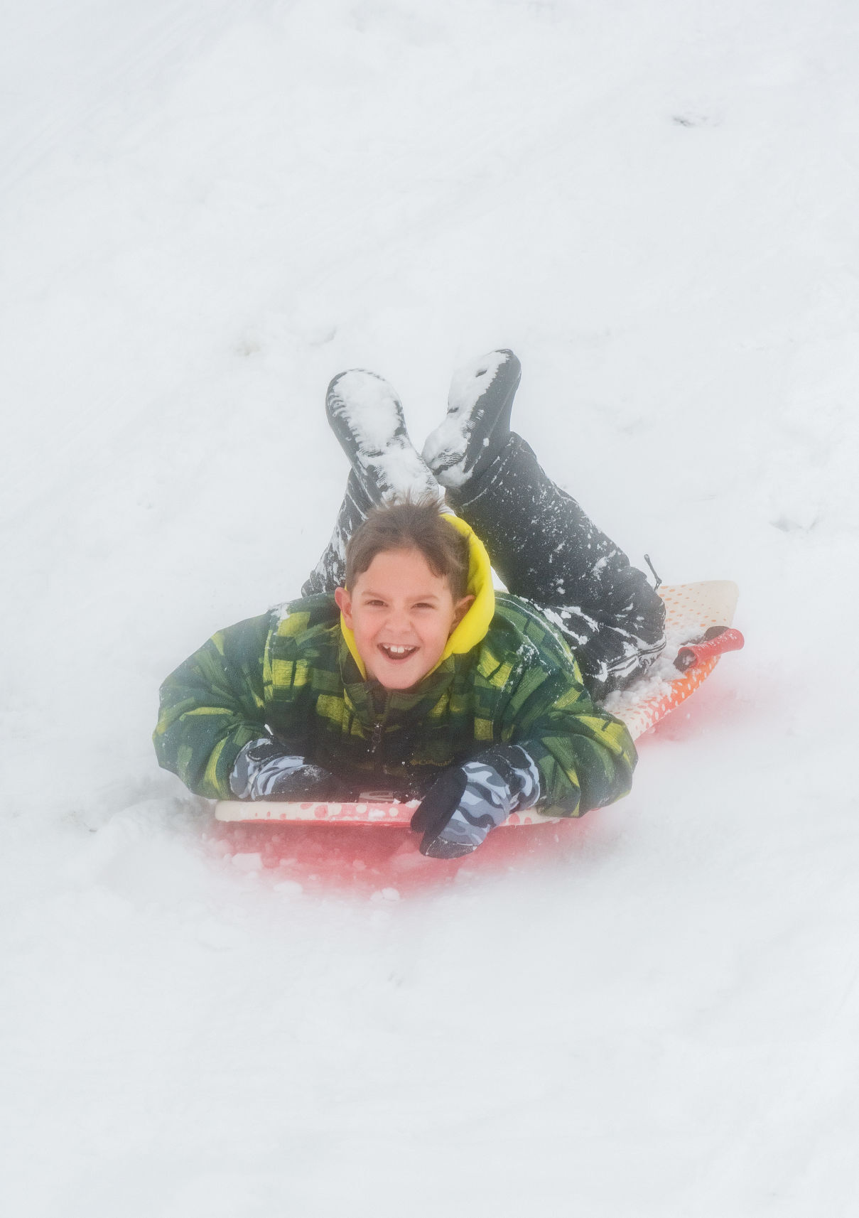 Sledding around